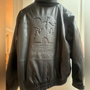 Walt Disney World Leather Jacket 30th Anniversary